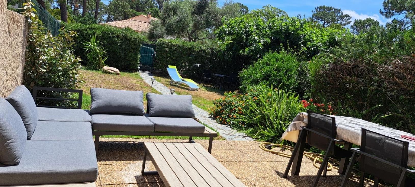 Mini Villa Jardin 50 M Plage Borgo  Extérieur photo